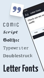 Letter Fonts — Stylish Text 1.4.5. Скриншот 1