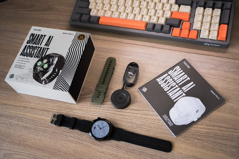 ИИ прямо на запястье! Обзор TECNO Watch Pro 3 — фитнес-трекер в корпусе умных часов — Комплектация. 2
