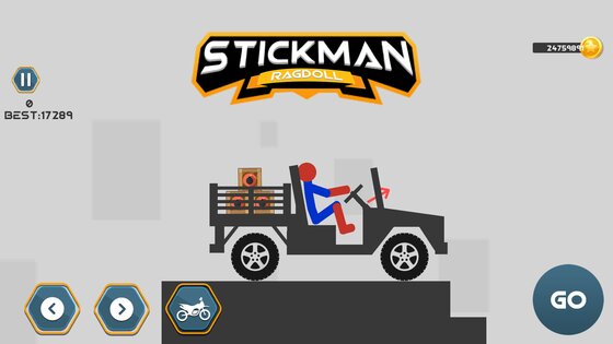 Stickman Dismount Ragdoll Game 1.2.2. Скриншот 8