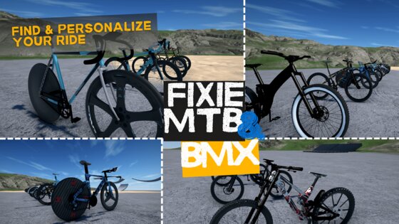 Bicycle Extreme Rider 3D 4.2. Скриншот 1