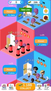 Idle Gym Building 1.0.1. Скриншот 5