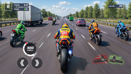 Rider 3D: Гонки на мотоциклах 1.94. Скриншот 2