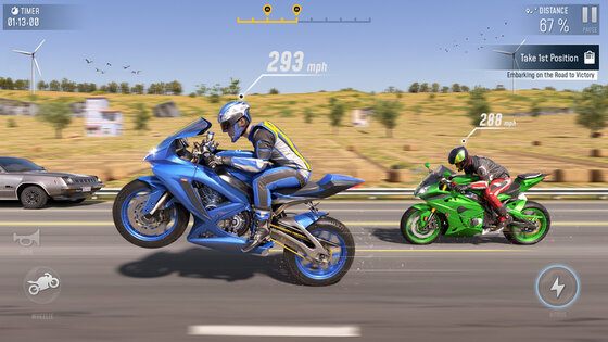Rider 3D: Гонки на мотоциклах 1.94. Скриншот 16