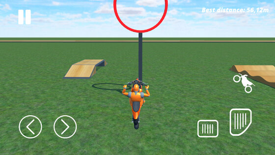 Motorcycle Ragdoll Fall 1.8.46. Скриншот 13