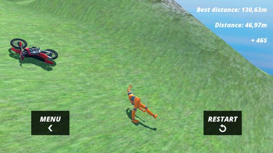Motorcycle Ragdoll Fall 1.8.46. Скриншот 24