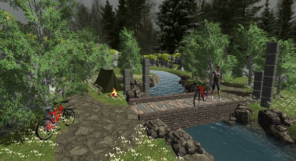 MTB Downhill Bike Simulator 102.0. Скриншот 1