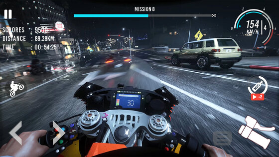 Traffic Rider Motorbike Rush 1.1.1. Скриншот 1