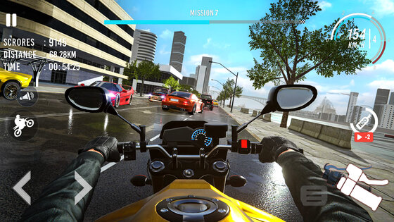 Traffic Rider Motorbike Rush 1.1.1. Скриншот 8