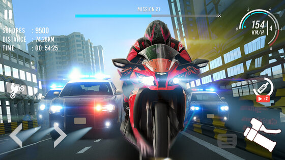 Traffic Rider Motorbike Rush 1.1.1. Скриншот 12