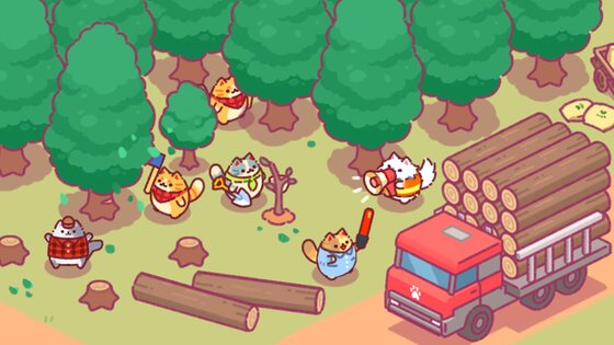 Lumbercat: Cute Idle Tycoon 1.0.42. Скриншот 19