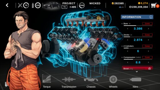 Street Drag 2: Real Car Racing 1.34. Скриншот 4