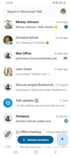 Nextcloud Talk 24.0.2. Скриншот 1