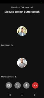Nextcloud Talk 24.0.2. Скриншот 3