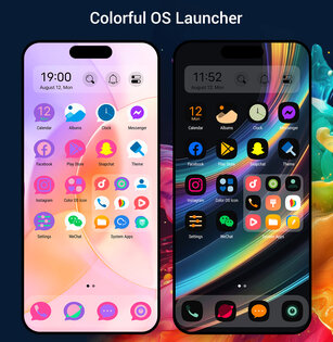 Colorful OS Launcher 7.7. Скриншот 1