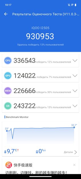 Отличный баланс! Обзор iQOO Z10R с большой батареей и быстрым чипом — Чипсет. 9
