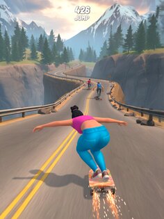 Downhill Skate Race 1.4.3. Скриншот 8