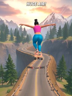 Downhill Skate Race 1.4.3. Скриншот 9