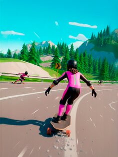 Downhill Skate Race 1.4.3. Скриншот 13
