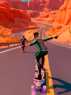 Downhill Skate Race 1.4.3. Скриншот 18