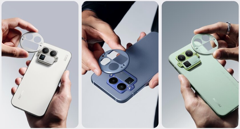 Не нравится дизайн — поменяй или напечатай свой. realme GT8 Pro получил сменный ободок камер