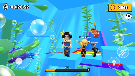 Rainbow Race: Obby Dash 1.0.1. Скриншот 4