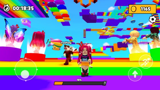 Rainbow Race: Obby Dash 1.0.1. Скриншот 6