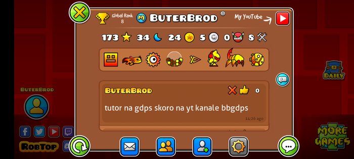 bbgdps — приватный сервер по geometry dash. Скриншот 9