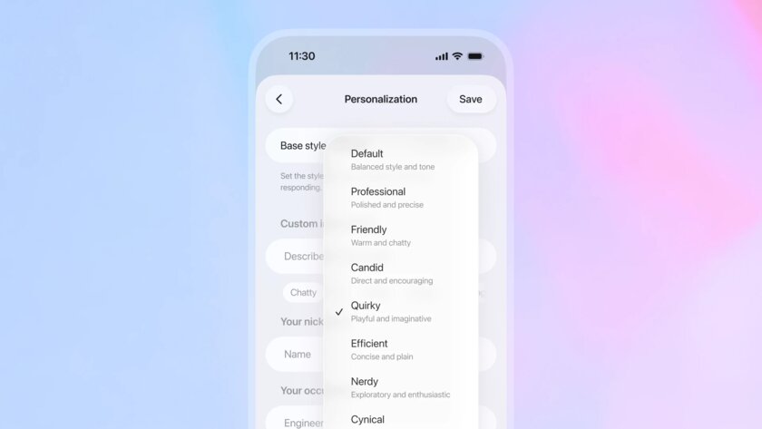 OpenAI представила GPT-5.1: стала дружелюбнее и лучше понимает, сколько ей «думать»