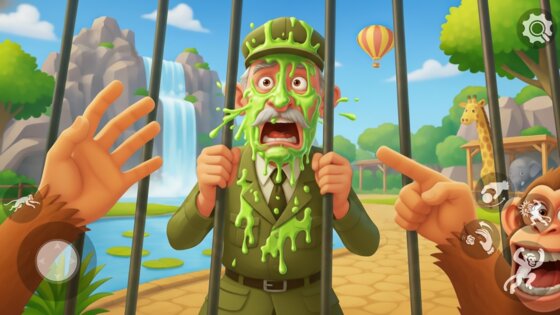 Bad Zoo Monkey Prank Simulator 1.5. Скриншот 3