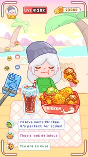 Mukbang ASMR Livestream Party 0.0.8. Скриншот 13