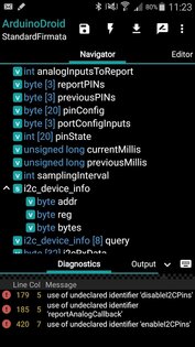ArduinoDroid 9.4.1. Скриншот 2