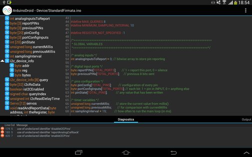 ArduinoDroid 9.4.1. Скриншот 10