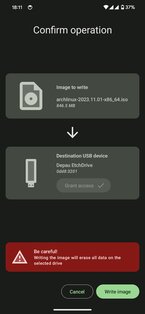 EtchDroid 2.1. Скриншот 3