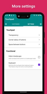 Тачпад для большого телефона 1.5.3. Скриншот 6