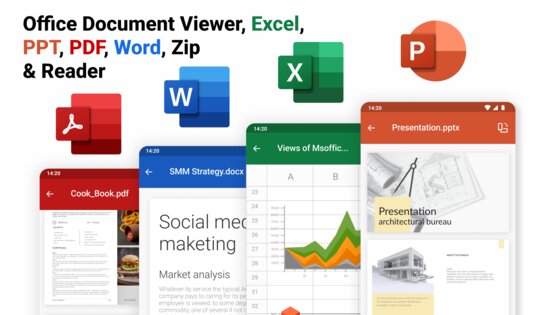 Office Reader — WORD/PDF/EXCEL 2.1.21. Скриншот 9