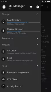 MT Manager 2.26.7. Скриншот 2