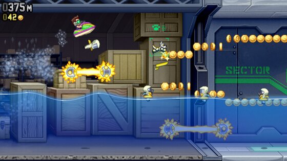 Jetpack Joyride 1.104.1. Скриншот 2