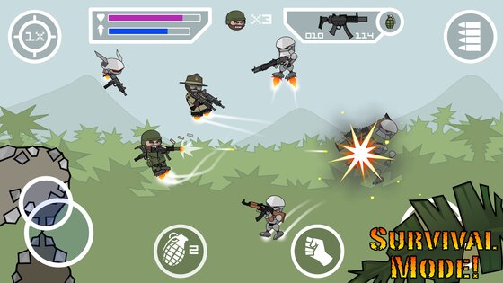 Doodle Army 2: Mini Militia 5.6.0. Скриншот 8