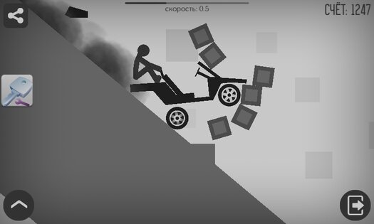 Stickman Dismounting 3.1.1. Скриншот 1