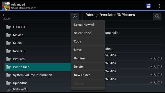 USB Media Explorer 10.3.2. Скриншот 6