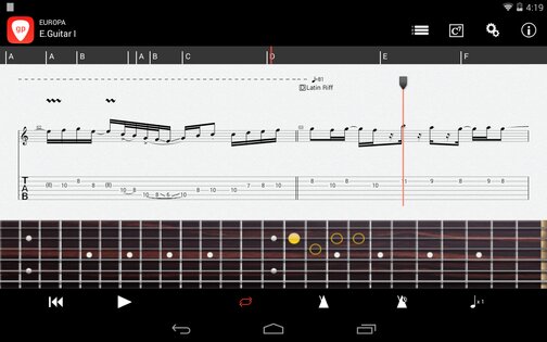 Guitar Pro 1.6.3. Скриншот 23