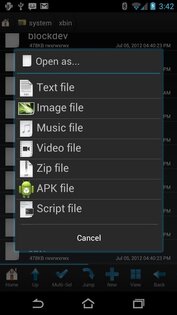 Root Browser 4.2.0. Скриншот 3