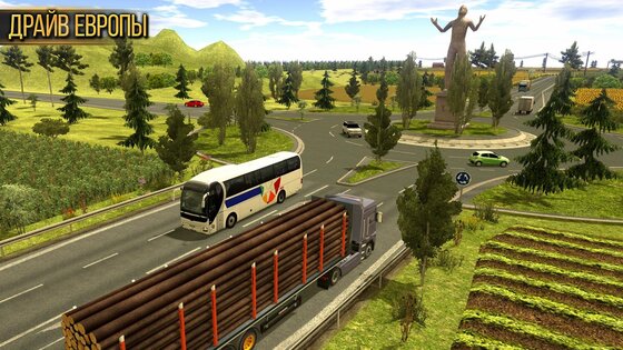 Truck Simulator Europe 1.4.0. Скриншот 3