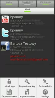 FaceNiff 2.4. Скриншот 1