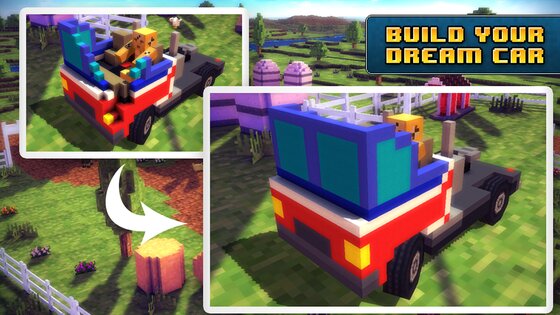 Blocky Roads 1.3.8. Скриншот 6