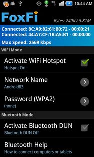 FoxFi 2.20. Скриншот 2