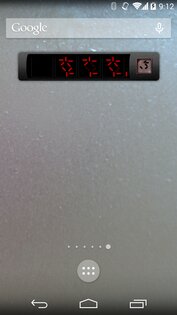 Predator clock widget 1.6.2. Скриншот 1