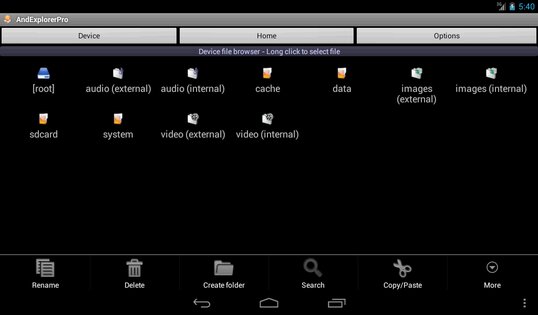 AndExplorer 3.0.1. Скриншот 10