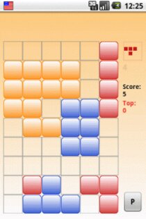 TouchTetris 1.1. Скриншот 1