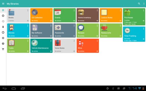 Memento Database 5.8.5. Скриншот 8